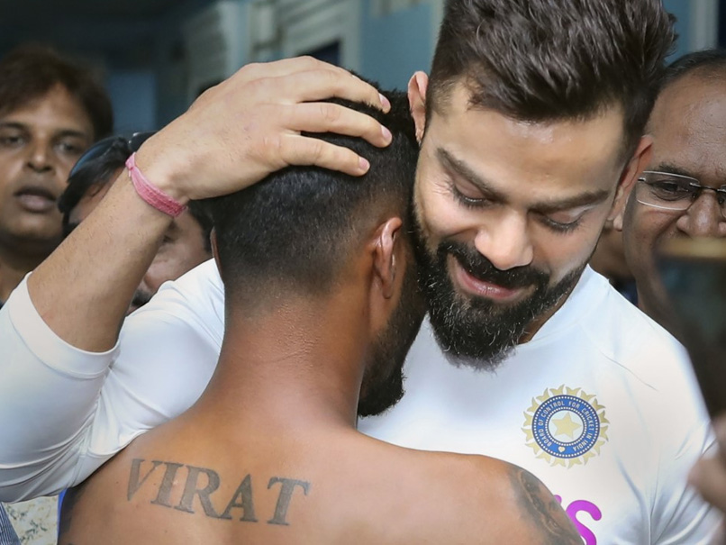 Virat Kohli Hugs Fan With Jersey Number, Achievements Tattooed On His Body
