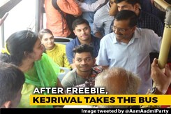 Arvind Kejriwal Takes Bus Rides For Feedback On Free Travel For Women Arvind Kejriwal Takes Bus Rides For Feedback On Free Travel For Women