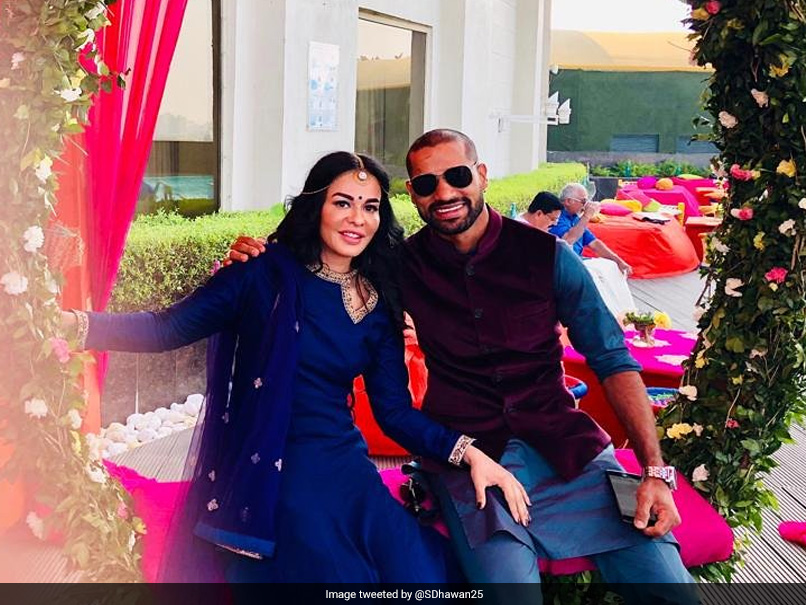 "Far But Still Close To Me": Shikhar Dhawan's Tweet For Wife On Karwa Chauth Gives Couple Goals
