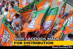 Confident Of Win, Maharashtra BJP Orders 5,000 <i>Laddoos</i> Ahead Of Counting Confident Of Win, Maharashtra BJP Orders 5,000 <i>Laddoos</i> Ahead Of Counting