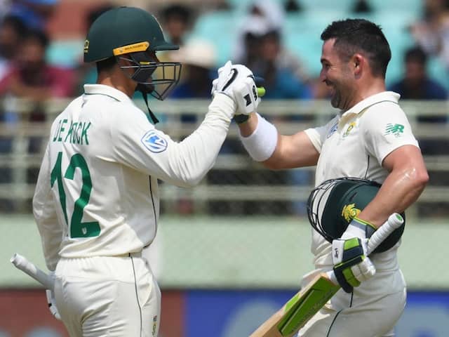 1st Test: Dean Elgar, Quinton De Kock Star As South Africa Fight Back On Day 3 1st Test: Dean Elgar, Quinton De Kock Star As South Africa Fight Back On Day 3