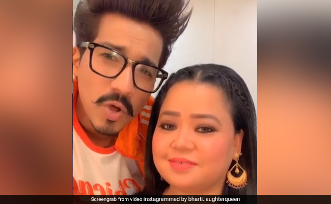 कॉमेडियन भारती सिंह के पति ने दे डाली उन्हें धमकी, बोले- छोड़ेगी अगर तो तेरे घर...देखें वायरल वीडियो