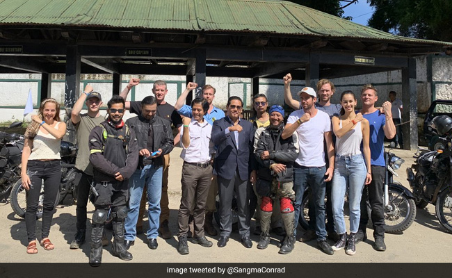 Meghalaya Chief Minister Flags Off Bike Rally To Commemorate Commencement Of WW2