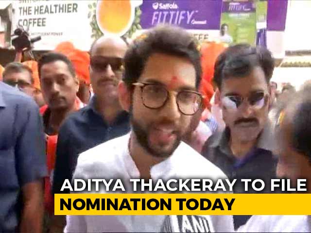 Aaditya Thackeray's Mega Roadshow In Mumbai Ahead Of Filing Nomination