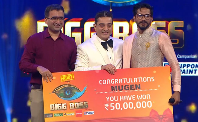 <i>Bigg Boss Tamil 3</i> Grand Finale, Written Update, October 6: Kamal Haasan Announces The Winner - Mugen Rao