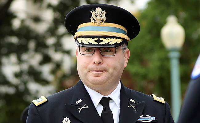 Trump's "Bullying" Led Key Impeachment Witness To Quit US Army: Lawyer