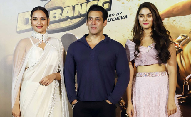 Inside The Trailer Launch Of <i>Dabangg 3</i> With Salman Khan, Sonakshi Sinha And Saiee Manjrekar. See Pics