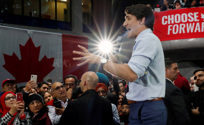 Canada Vote Too Close To Call As Justin Trudeau Hopes To Cling On