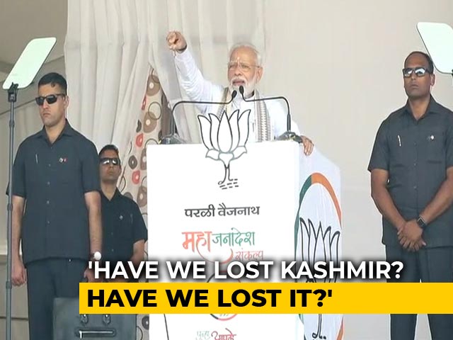 "Want To Go To Kashmir? Tell Me," PM Offers At Maharashtra Rally