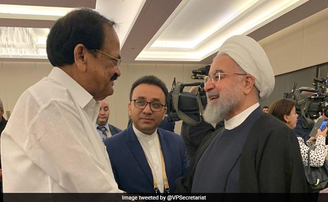 Venkaiah Naidu Meets Iran, Nepal And Bangladesh Leaders Ahead Of NAM Summit At Azerbaijan