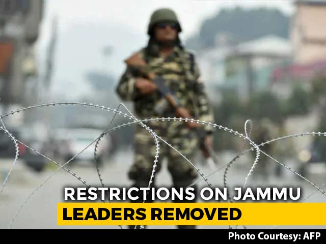 Ahead Of Local Polls, Jammu Leaders Freed From House Arrest