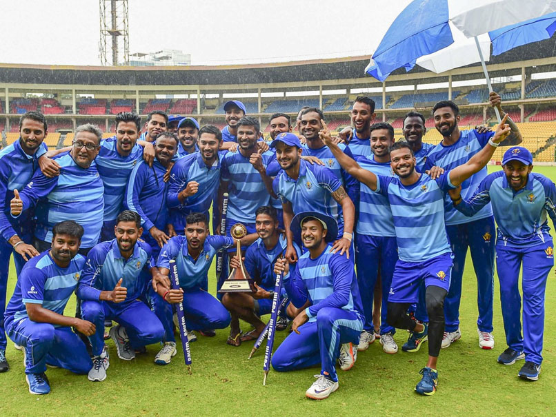 Vijay Hazare Trophy: Abhimanyu Mithun, Mayank Agarwal Help Karnataka Beat Tamil Nadu By 60 Runs In Final