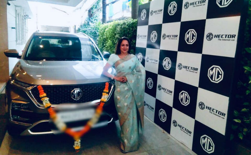 Veteran Actor Hema Malini Brings Home The MG Hector