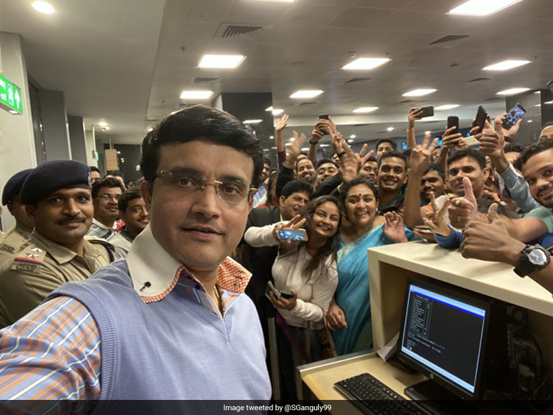 BCCI President Sourav Ganguly's Airport Selfie With Fans Wins The Internet