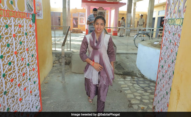 Haryana Election 2019: Babita Phogat Cast Vote, Vows To Promote Sports If Elected