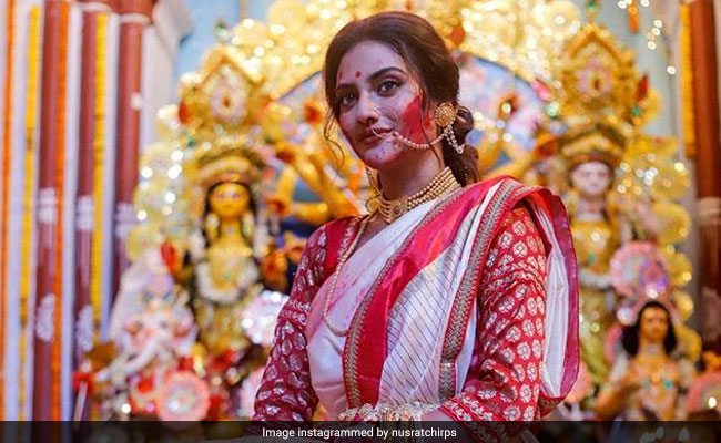 "I'm God's Special Child": Nusrat Jahan Amid Attack Over Durga Puja Dance
