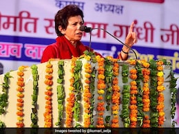 "Always Possibilities": Kumari Selja's Signal On Haryana Top Job "Always Possibilities": Kumari Selja's Signal On Haryana Top Job