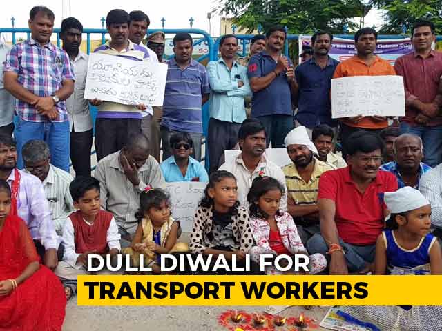 After Dark Dussehra, A Darker Diwali For 48,000 Telangana Transport Staff