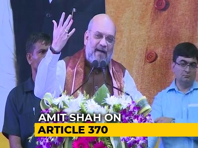 J&K Move Is Modi-<i>Ji</i>'s Tribute To Syama Prasad Mookerjee, Says Amit Shah
