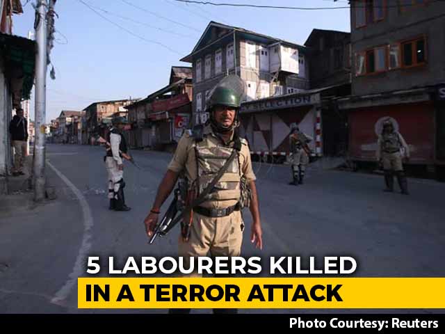 5 Non-Kashmiri Labourers Killed By Terrorists In Jammu And Kashmir's Kulgam