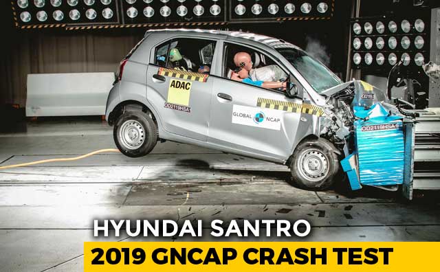 Hyundai Santro Crash Tested, Scores 2 Stars