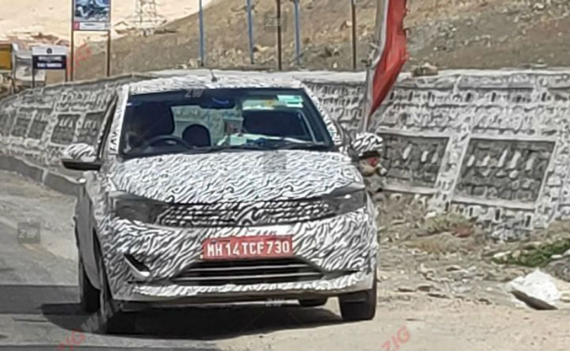 Tata Tiago Facelift Spotted Testing Once Again