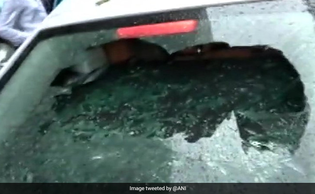Mumbai BJP Candidate Parag Shah's Car Vandalised By MLA's Supporters