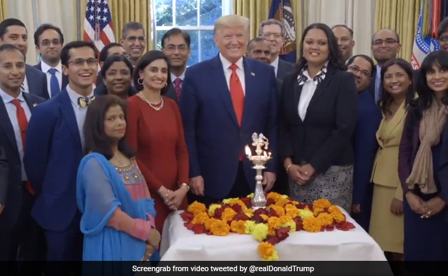 US President Donald Trump Extends Diwali Wishes From White House