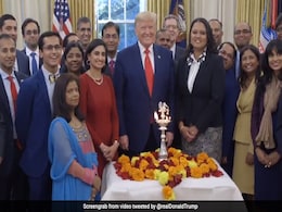 US President Donald Trump Extends Diwali Wishes From White House US President Donald Trump Extends Diwali Wishes From White House