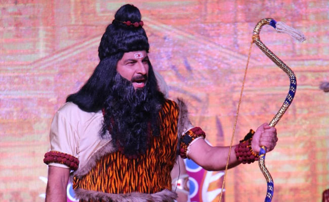 Delhi BJP Boss As Parashurama At Ramlila, Mentions "Foreign Infiltrators"