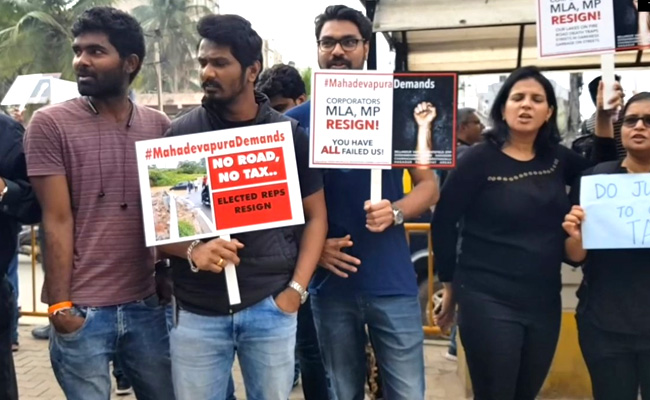 "Govern Or Resign": Angry Bengaluru Residents To Lawmakers Over Bad Roads