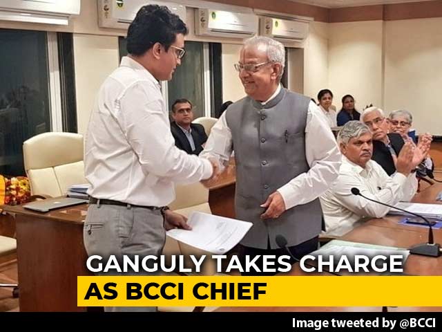 Sourav Ganguly, Former India Captain, Takes Over As BCCI President