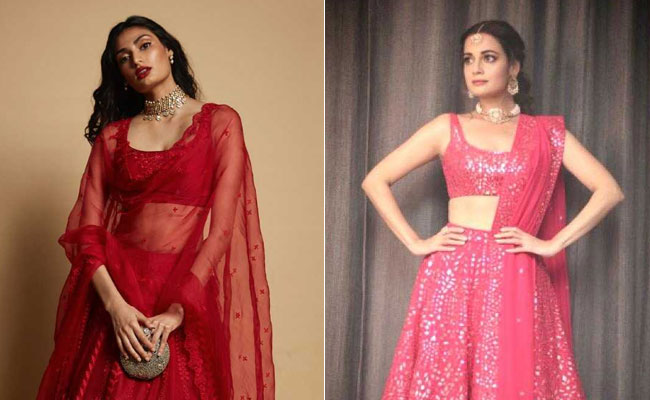 From Athiya Shetty To Dia Miza, The Red <i>Lehenga</i> Will Be Every Bride's Dream
