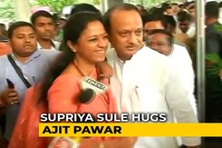 With A Hug And A Smile, Supriya Sule Welcomes Ajit Pawar With A Hug And A Smile, Supriya Sule Welcomes Ajit Pawar