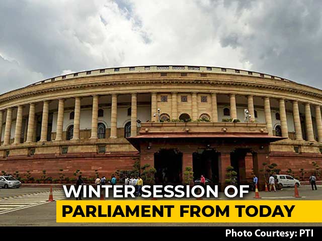 Economy In Focus As Winter Session Of Parliament Starts Today