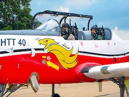 Air Force Chief Goes For Sortie On HAL's Trainer Aircraft Air Force Chief Goes For Sortie On HAL's Trainer Aircraft
