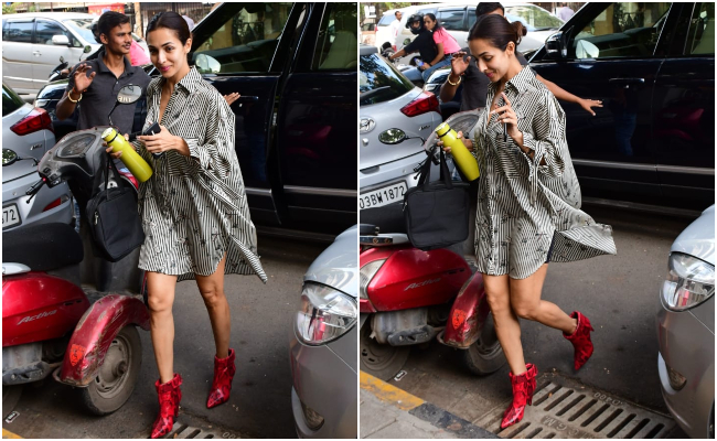 Yes, That's Malaika Arora, The Girl In Hot Red Boots