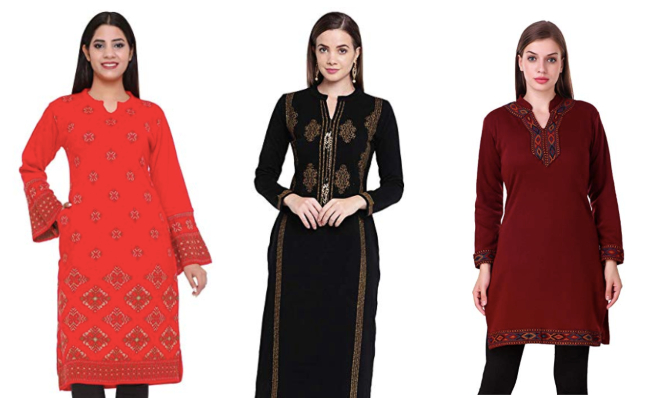 7 Beautiful Woollen <i>Kurtas</i> To Warm Up Your Winter Style