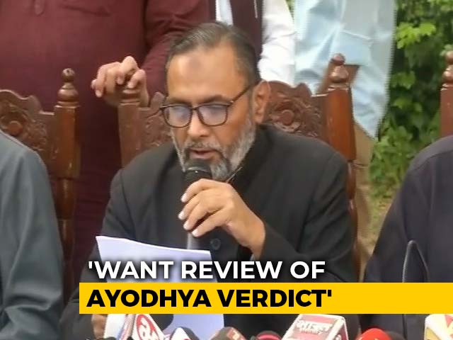 Muslim Law Board Wants Review Of Ayodhya, Says Petition Within A Month
