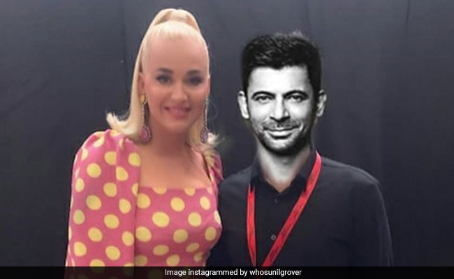 Sunil Grover Couldn't Meet Katy Perry In Mumbai So He Photoshopped Himself