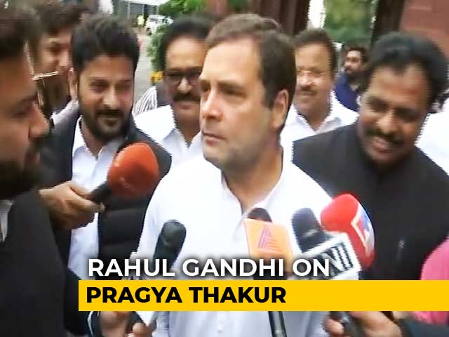 "Made My Stand Clear": Rahul Gandhi On "Terrorist" Barb At Pragya Thakur