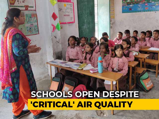 Cough, Cold And Medicines: How Lucknow Schools Are Coping With Pollution