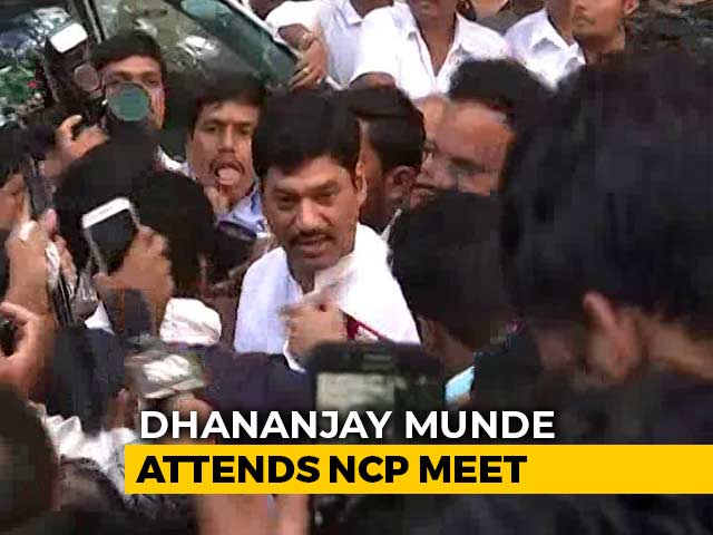 Dhananjay Munde, Believed To Have Sided With BJP, Returns To NCP Office