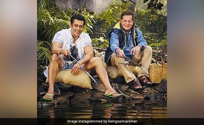 Salman Khan Fishes Out Gold On Dad Salim Khan's Birthday. See Throwback Pic