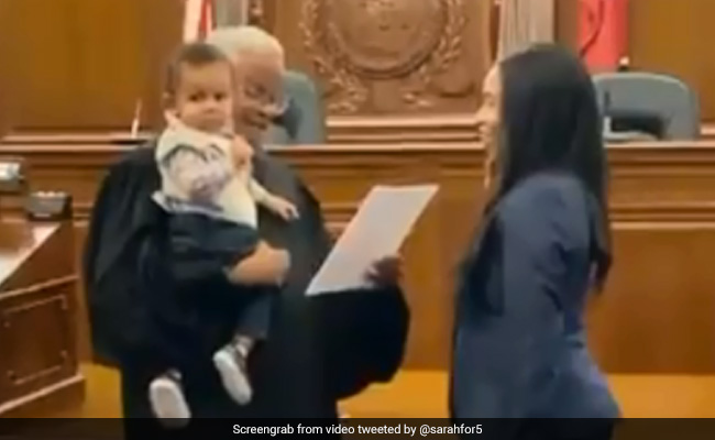Judge Holds Law Student's Baby So He Could Be Part Of Mom's Swearing-In