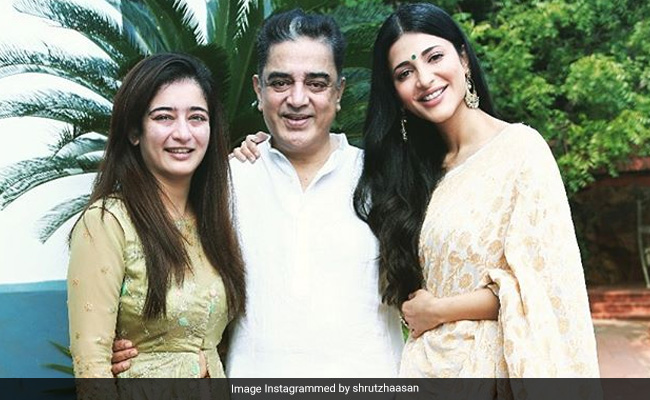 Inside Kamal Haasan's Birthday Trip To Hometown Paramakudi With Daughters Shruti And Akshara