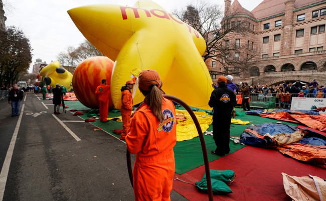 "Balloons Will Fly" At Macy's Iconic Thanksgiving Parade: New York Mayor