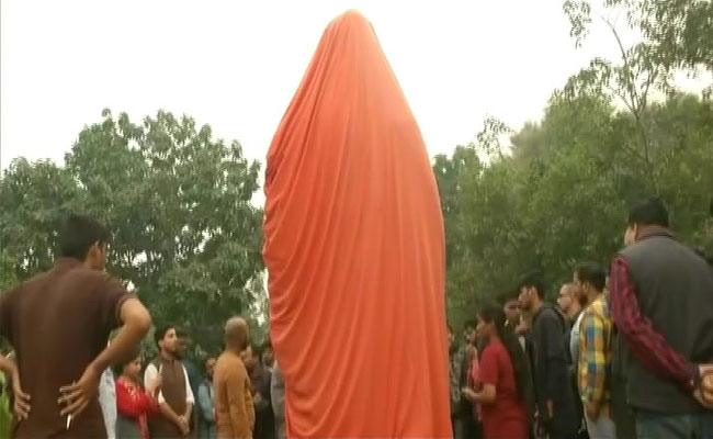Swami Vivekananda Statue At JNU Vandalised With Derogatory Messages