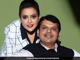 "Beautiful Day": Devendra Fadnavis' Wife As He Takes Oath As Maharashtra Chief Minister "Beautiful Day": Devendra Fadnavis' Wife As He Takes Oath As Maharashtra Chief Minister