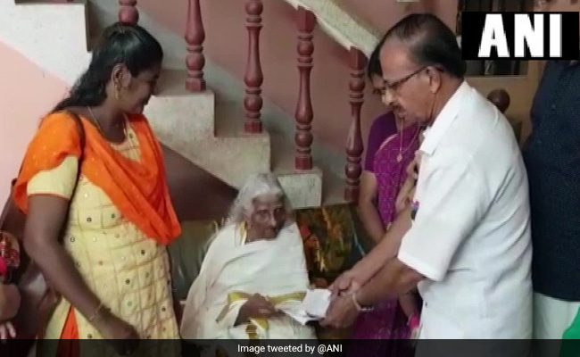 105-Year-Old Granny From Kerala Appears For Class 4 Exams